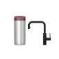 Preview: Quooker Flex Square | Reservoirs COMBI | schwarz | sofort-Kochend-Wasserhahn